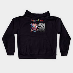 Gobbledygook Guru (with cartoon) Kids Hoodie